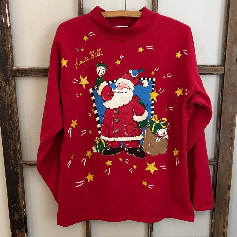 Vintage Holiday Time granny Christmas sweatshirt